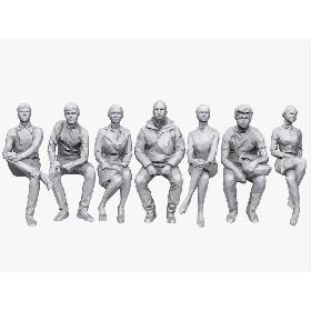 Lowpoly People Sitting Pack Vol. 2